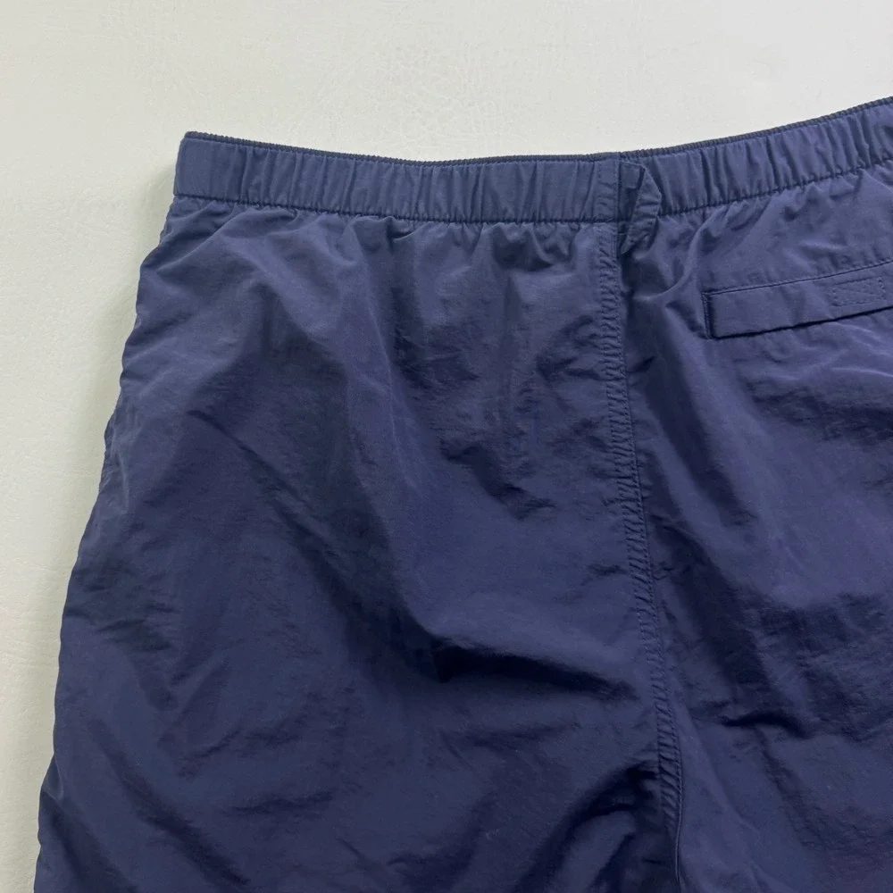 The North Face Mens Class V Belted Hiking Shorts Navy Blue Nylon M Long V608546